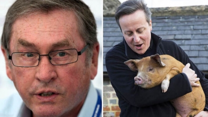 Shocking: David Cameron allegedly performed obscene act with dead pig, claims book