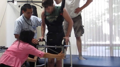 Paraplegic man walks after spine ‘bypass’