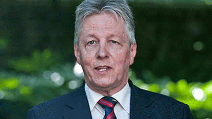 Peter Robinson taken to hospital as a ‘precaution’