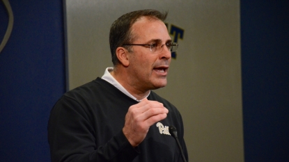 Pitt’s Narduzzi still mum on starting QB vs Iowa