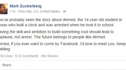 Student arrested for his homemade clock at school, now getting invites from