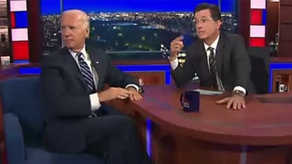 Biden tells Colbert he’s unsure he can commit fully to presidential run