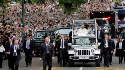 Pope Francis celebates Mass at Madison Square Garden