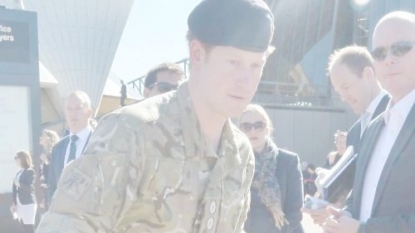 Prince Harry surprises military school students with unexpected visit