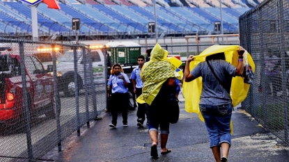 Rain forces NASCAR to postpone truck race at Chicago