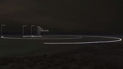 Stunning 7-mile scale model of the solar system created in Nevada