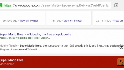 Super Mario Bros. 30th Anniversary Google Easter Egg