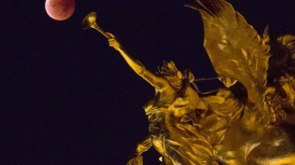 Supermoon lunar eclipse: your pictures from around Wales