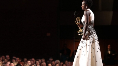 Taraji P. Henson Goes Slightly Sheer on Emmys 2015 Red Carpet