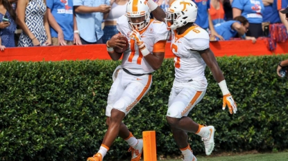 Tennessee scores on 58-yard trick pass to QB Joshua Dobbs