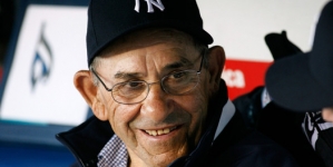 The baseball legend Yogi Berra has died. Credit: New York Yankees