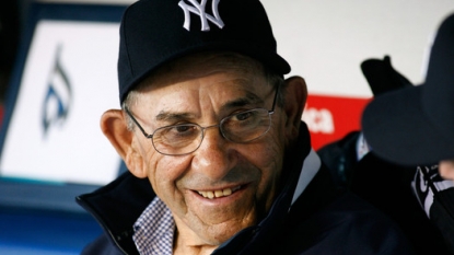 The baseball legend Yogi Berra has died. Credit: New York Yankees