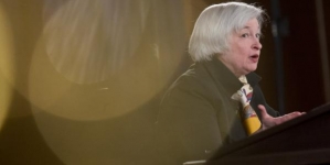 United States stocks open higher on Yellen speech, GDP data