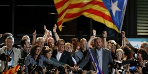 Victorious Catalan separatists claim mandate to break with Spain