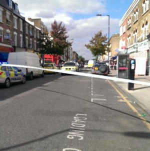 Man in 20s shot to death in busy east London street