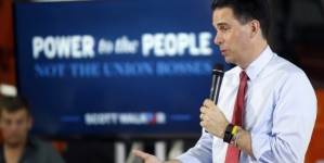 Walker Has Quiet Showing At GOP Debate