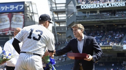 Yankees honor Alex Rodriguez for reaching 3000 hits