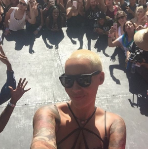 Amber Rose Works The Crowd At Slut Walk LA