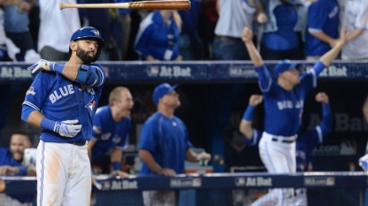 Bautista’s bat flip right at home this postseason