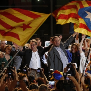 Catalan leader claims win for pro-secession parties