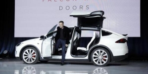 Check out the Tesla Model X electric sports-utility vehicle