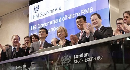 China central bank issues first offshore Renminbi bond in London