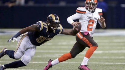 Cleveland’s Josh McCown sore, Johnny Manziel in limbo