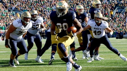 College Football Betting Odds Navy Midshipmen at Notre Dame Fighting Irish