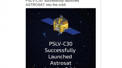 Countdown to ISRO’s PSLV-C30 launch carrying ASTROSAT satellite begins Sep 27