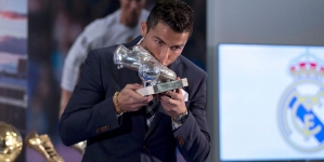 Cristiano Ronaldo: Real Madrid star receives special award for goal scoring record