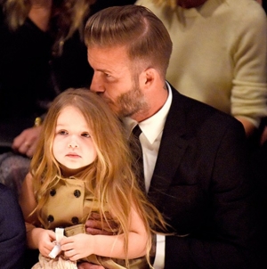 Daddy’s girl: David Beckham confesses he’s BANNED Victoria from cutting Harper