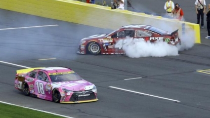 Dale Earnhardt Jr.: Earnhardt, Edwards get tied up in BoA 500