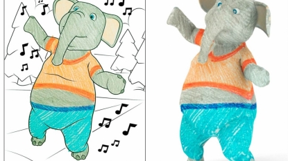 Disney’s High-Tech Coloring Books Let Kids Scribble in 3-D