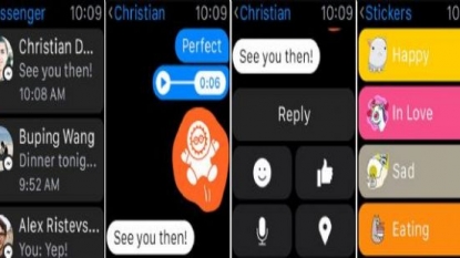 Facebook Messenger app now available for Apple Watch