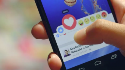 Facebook testing out new emotion buttons