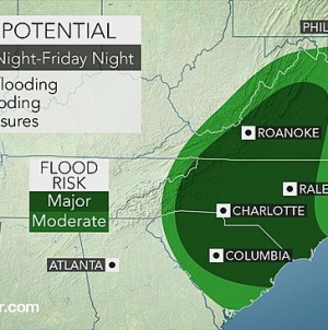 Hurricane Joaquin Tracking Further Offshore, Traveling Northeast