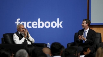 Indian Prime Minister Narendra Modi visits Silicon Valley