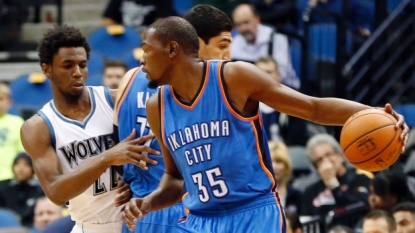 Kevin Durant scores 15 in return from injury for Thunder