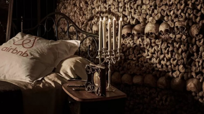 Spend Halloween Night in Airbnb’s Creepy Paris Catacombs Bedroom