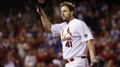 Louis Cardinals hand ball to John Lackey for NLDS opener