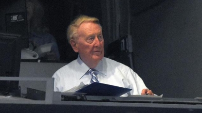 Vin Scully has medical procedure, will miss Dodgers postseason games