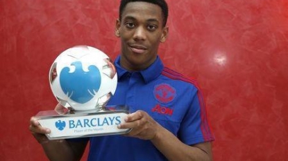 Martial wins Player of the Month