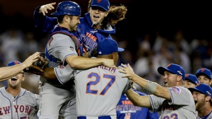 Murphy, Mets Beat Sleeping Dodgers 3-2 to Reach NLCS