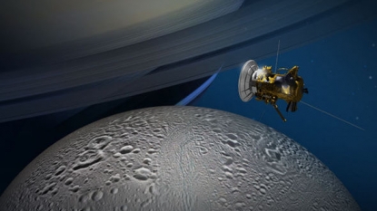 NASA’s Cassini Probe Gets Up Close With Saturn’s Moon Enceladus