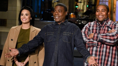 Tracy Morgan Gets the Royal Treatment at NBC Studios