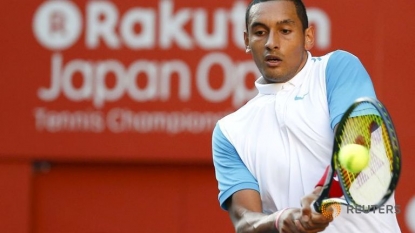 Nick Kyrgios picks up code violation for obscenity in Shanghai Masters