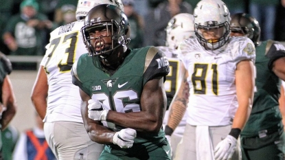 No. 2 Michigan State Avoids Upset, Holding Off Purdue 24-21