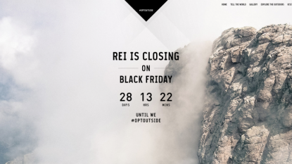 Outdoor Retailer REI Takes A Stand Against Black Friday Madness