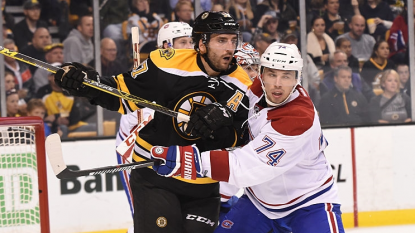 Patrice Bergeron: Patrice Bergeron scores PPG in 4-2 loss