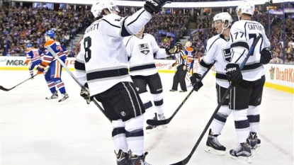 Pearson scores late, Kings beat Oilers 3-2